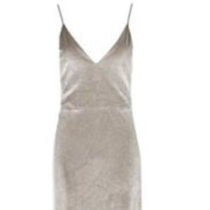 Velvet Strappy Thigh Split Maxi Dress